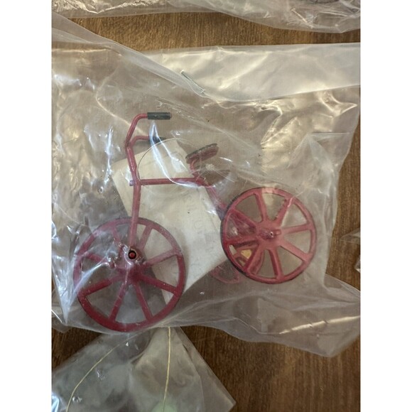 Vintage Christmas Ornaments Deadstock New Package Japan Taiwan HK Lot of 6 MCM
